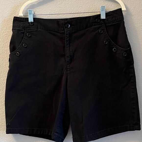 Joseph A Shorts | Joesph A Ladies Shorts | Color: Black | Size: 12 - Picture 1 of 11